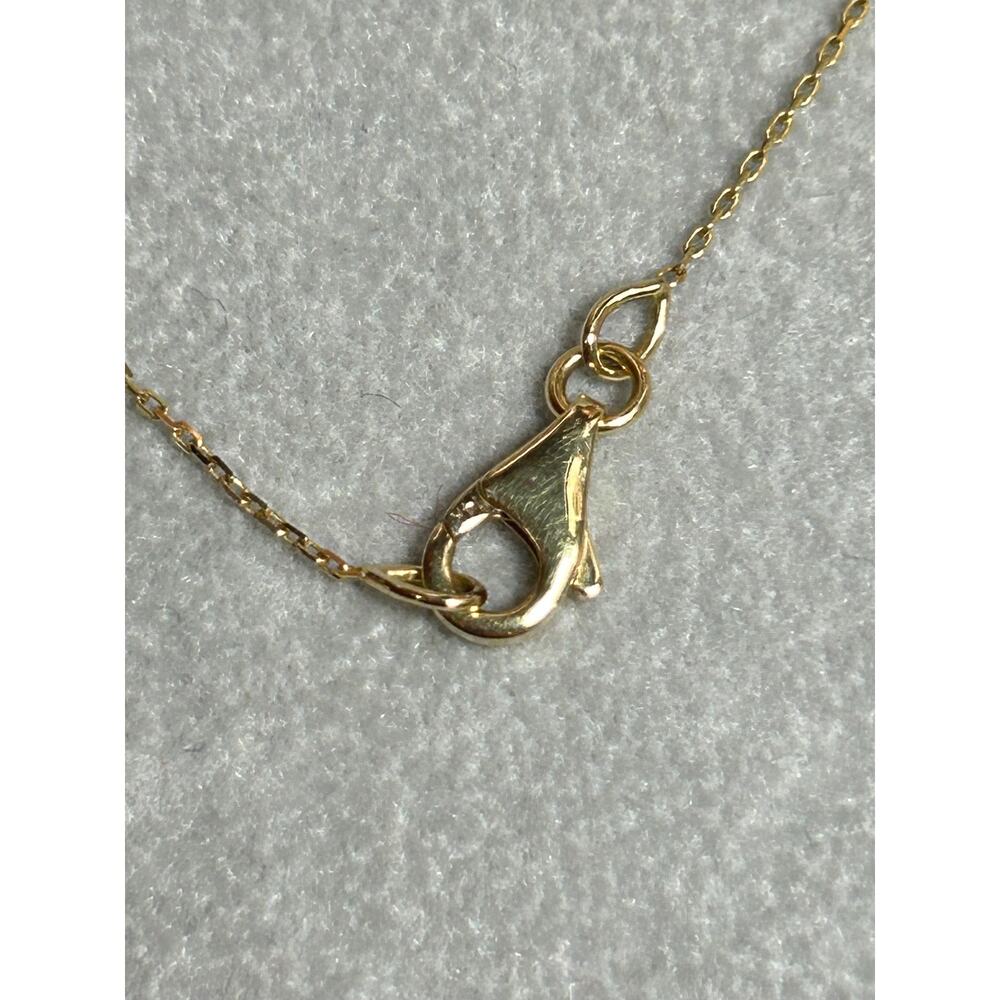Shane Jewelry 14k solid yellow gold white pearl station chain necklace 18” 8.54g - Picture 10 of 13